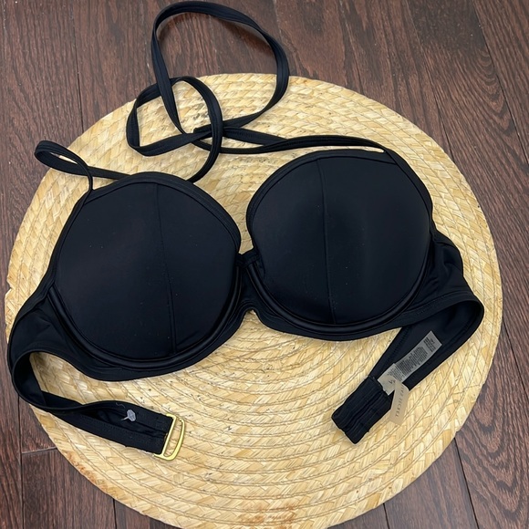 Pink Victoria’s Secret’s Push Up Padded Triangle Bikini Top Size 34D - Picture 8 of 10